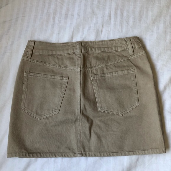 Brand New Tan Mini Skirt - Picture 2 of 3
